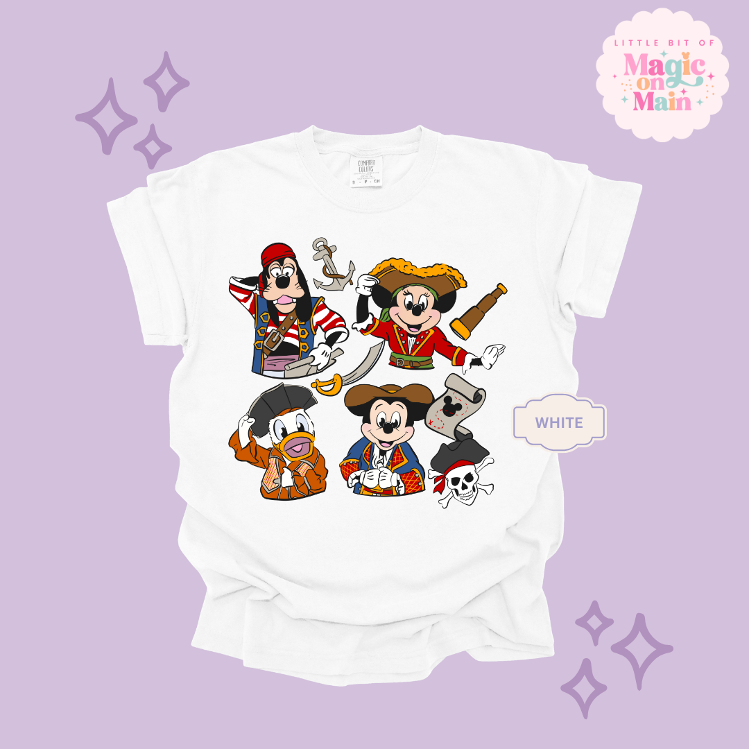 PRINTED PIRATES 2 - ADULT T-SHIRT