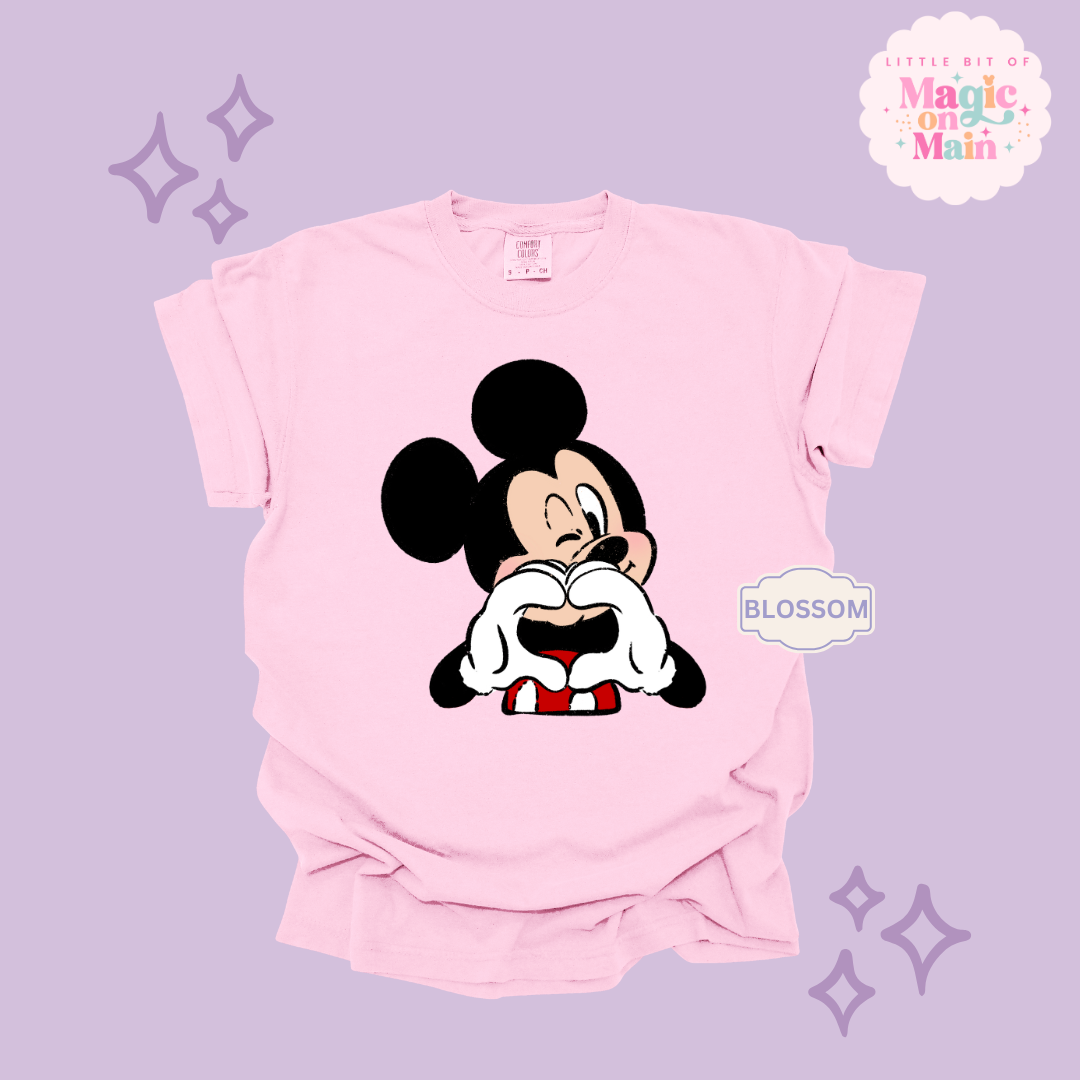 PRINTED MCKY HAND HEART - ADULT T-SHIRT 10016