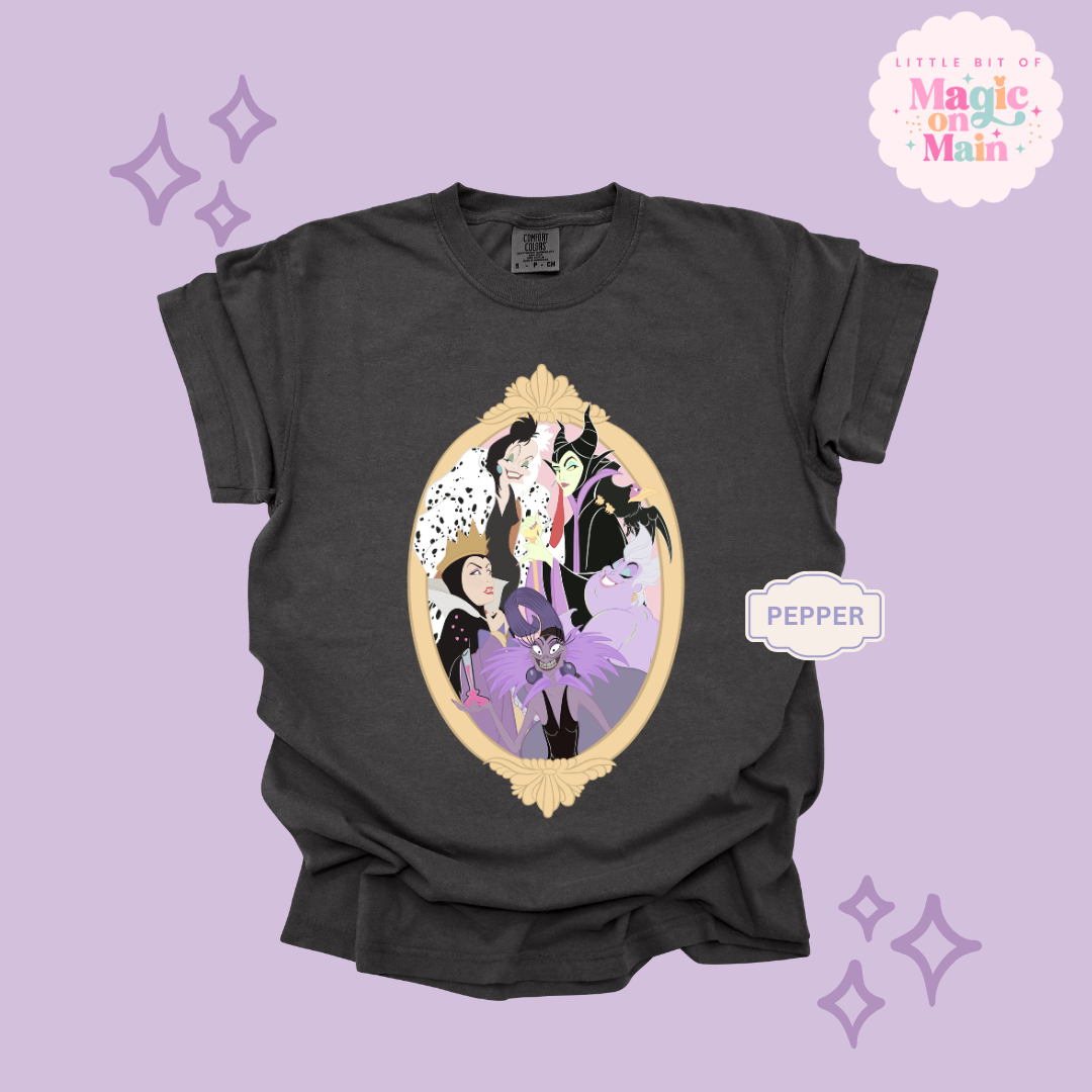 PRINTED VILLAINS - EXCLUSIVE TO MoM - ADULT T-SHIRT