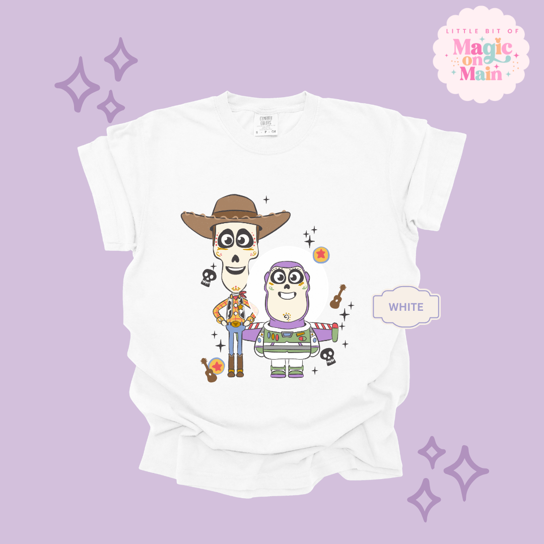 PRINTED DIA DE LOS MUERTOS - ADULT T-SHIRT