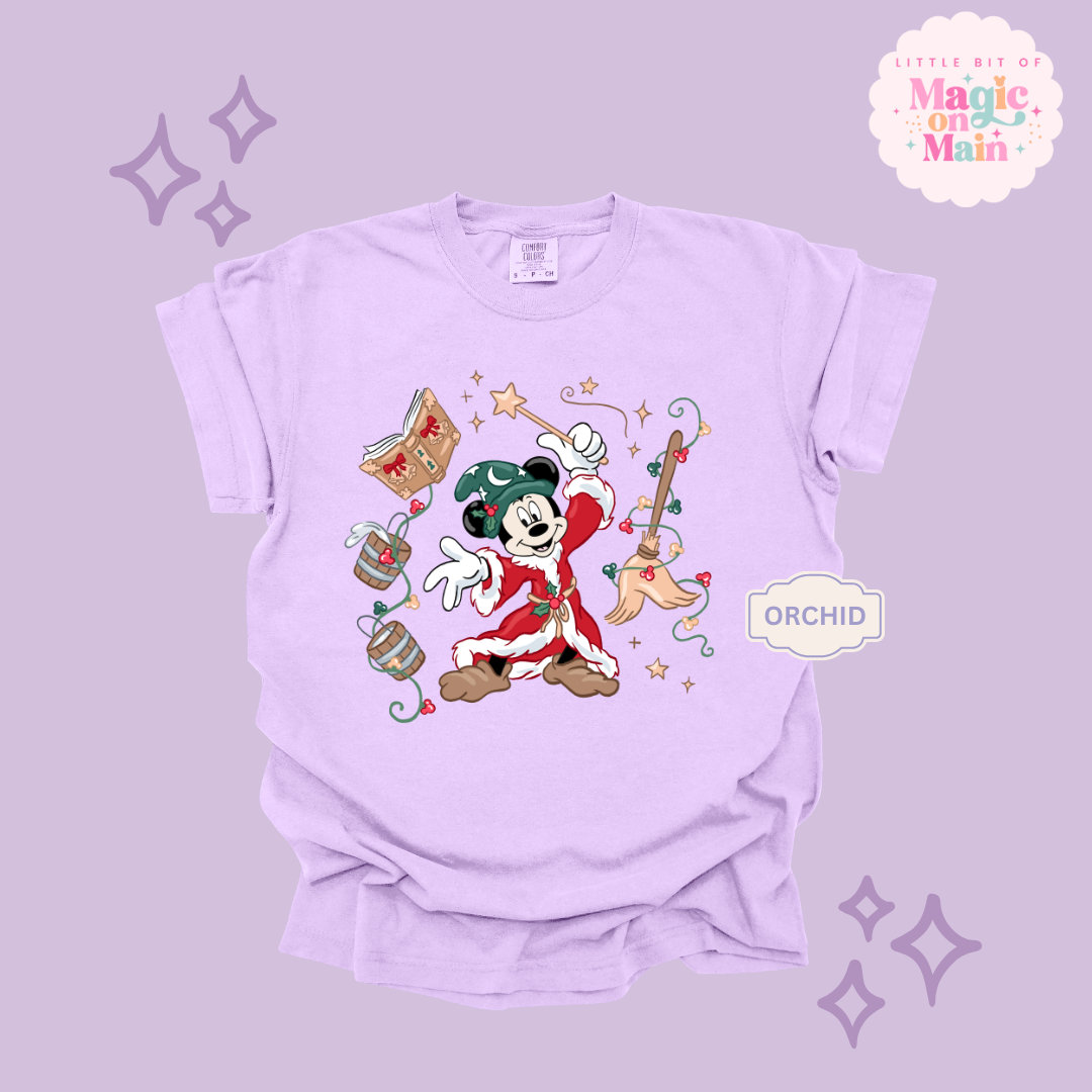 PRINTED CHRISTMAS SORCERER - ADULT T-SHIRT