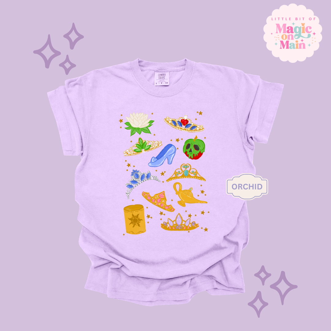 PRINTED PRINCESS ELEMENTS - ADULT T-SHIRT 10050
