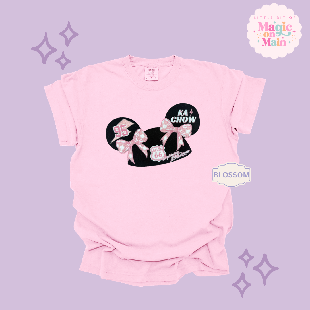 EMBROIDERED PINK LMQ HAT  - EXCLUSIVE COLLAB - ADULT T-SHIRT 10053
