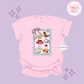 PRINTED GIRLIE POP STAMP - ADULT T-SHIRT 10002
