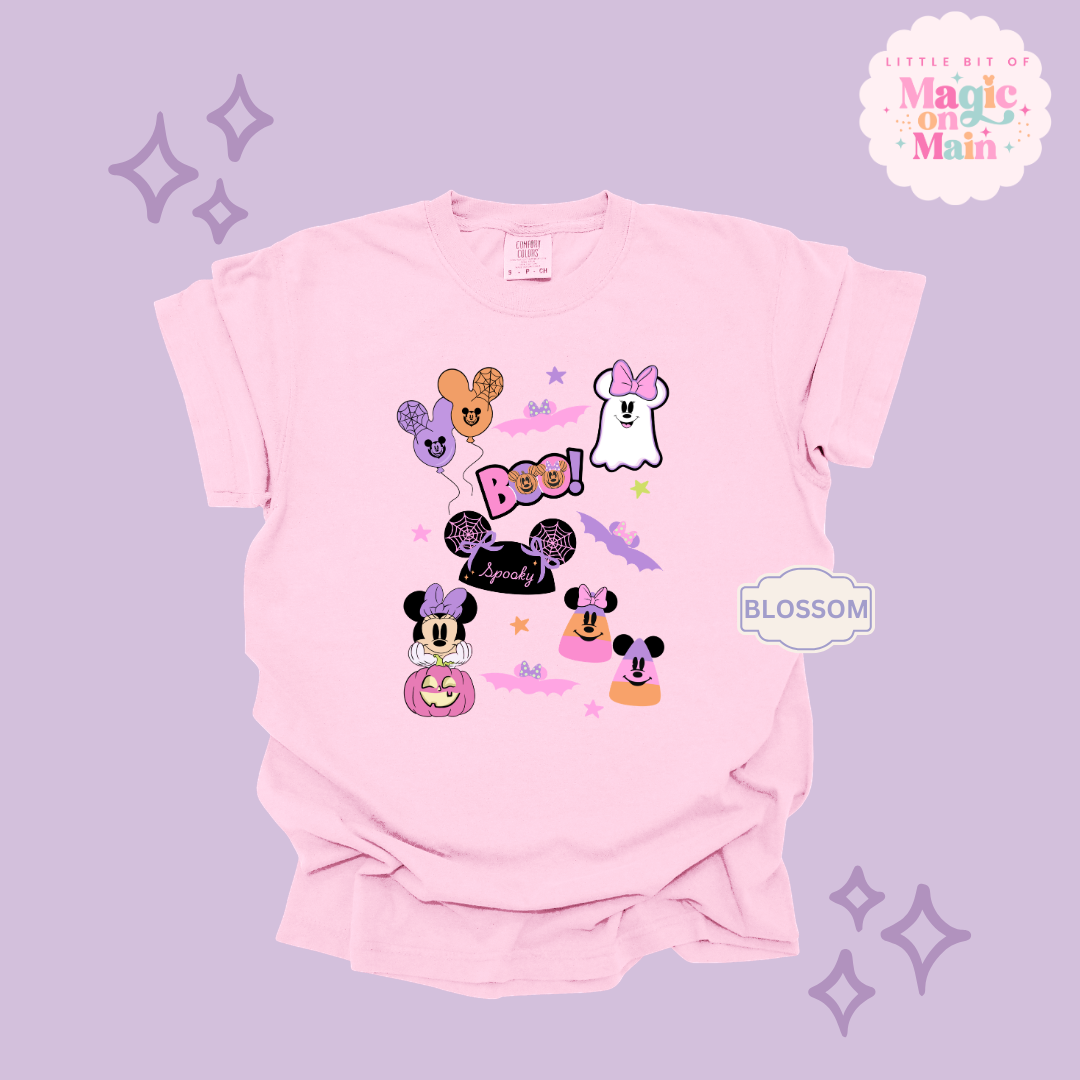 PRINTED GHOULY HALLOWEEN - EXCLUSIVE TO MoM - ADULT T-SHIRT 10059
