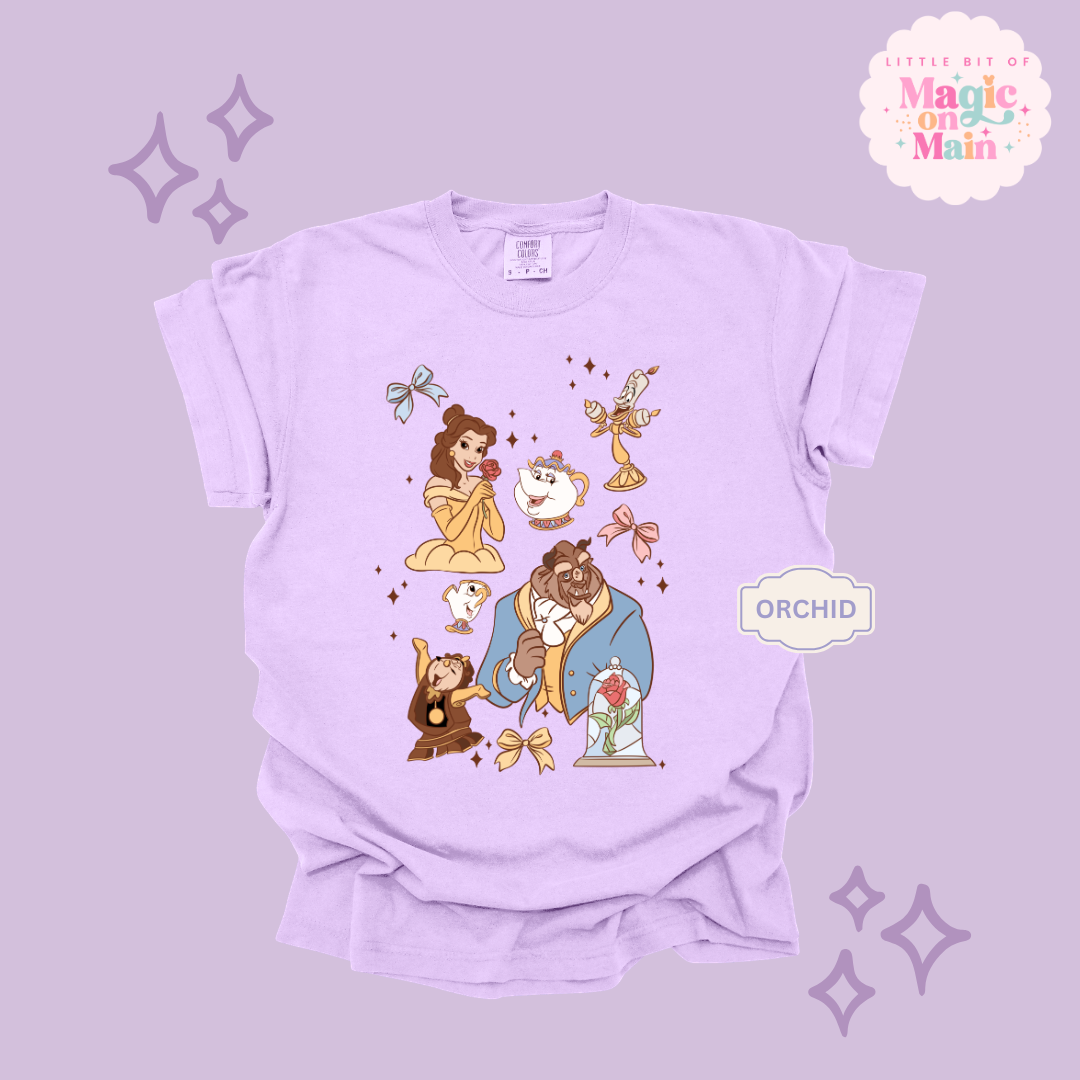 PRINTED BELLE- ADULT T-SHIRT 10044