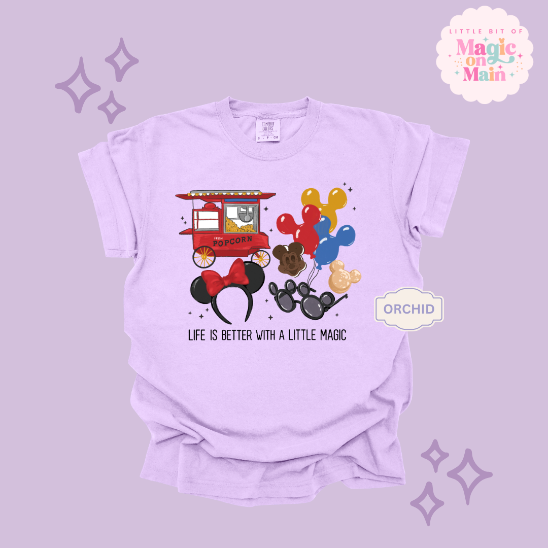 PRINTED LIFE IS BETTER - ADULT T-SHIRT 10040