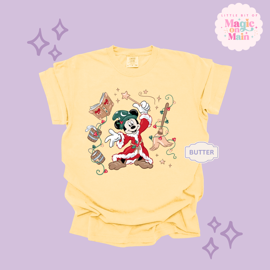 PRINTED CHRISTMAS SORCERER - ADULT T-SHIRT