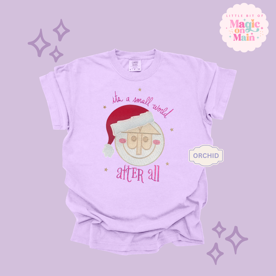 EMBROIDERED SML WORLD - EXCLUSIVE TO MoM- ADULT T-SHIRT