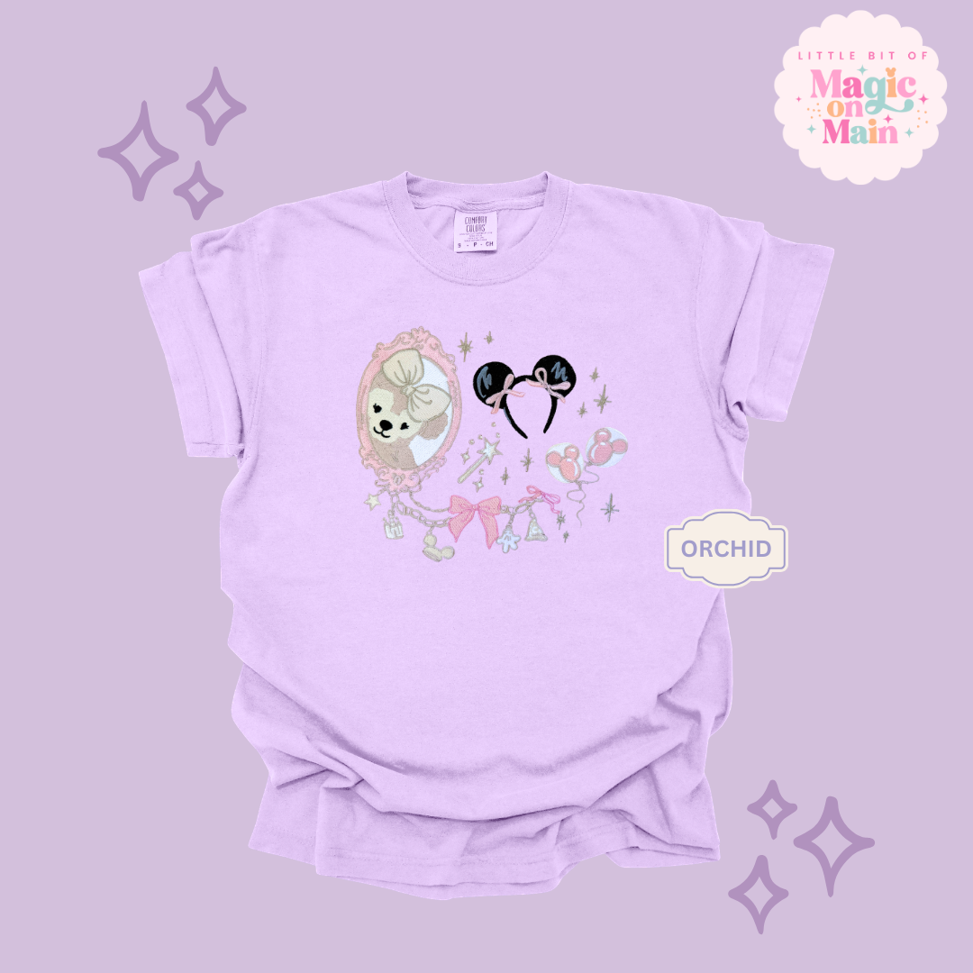EMBROIDERED PARK GIRLIE - ADULT T-SHIRT 10052