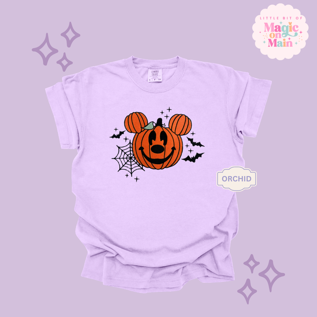 EMBROIDERED MCKY PUMPKIN - EXCLUSIVE TO MoM- ADULT T-SHIRT 10057
