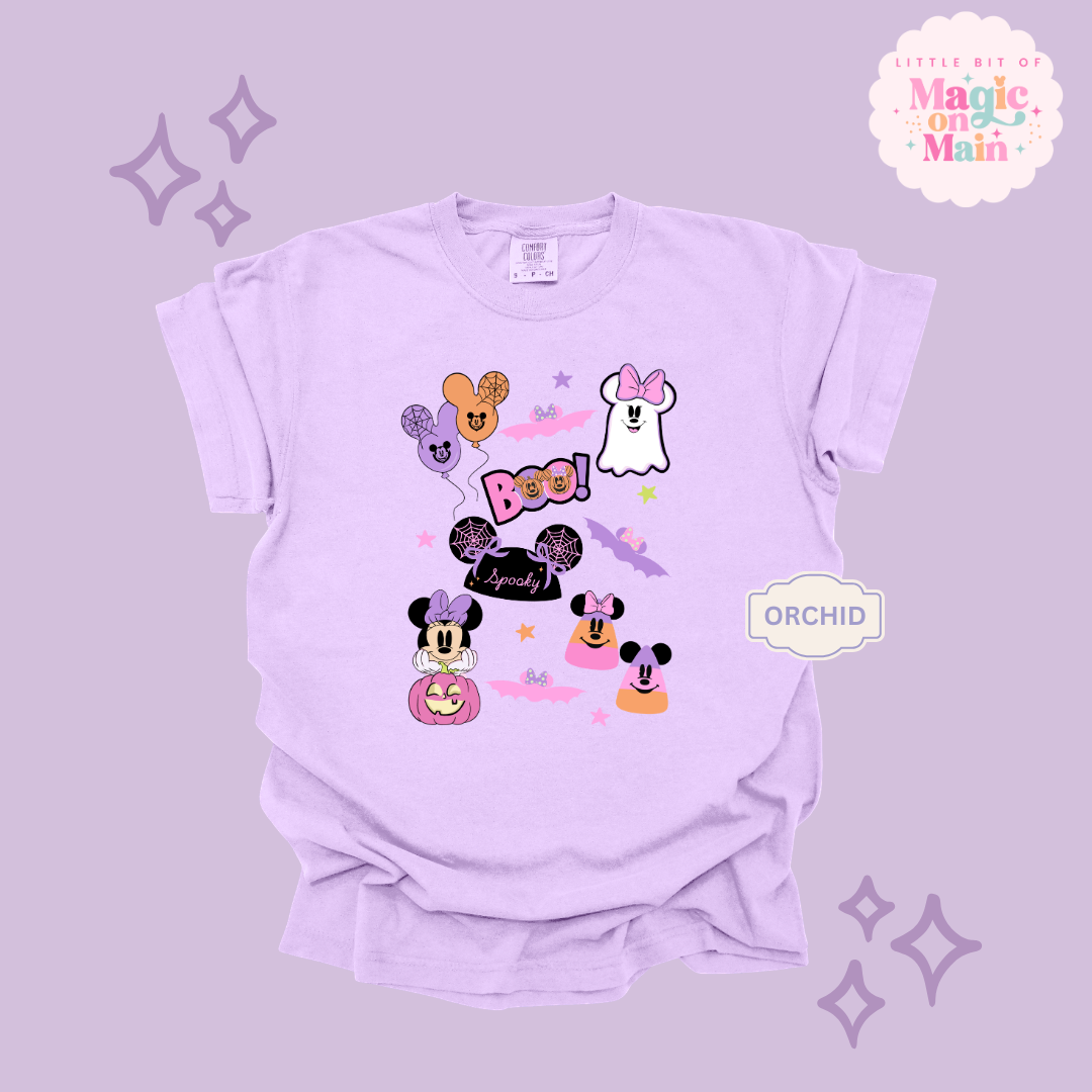 PRINTED GHOULY HALLOWEEN - EXCLUSIVE TO MoM - ADULT T-SHIRT 10059
