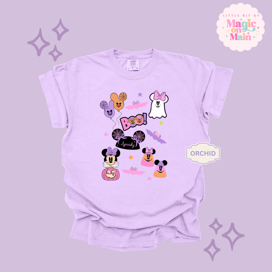 PRINTED GHOULY HALLOWEEN - EXCLUSIVE TO MoM - ADULT T-SHIRT 10059