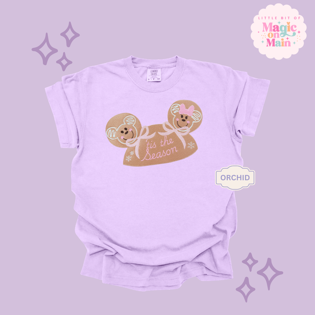 EMBROIDERED GINGERBREAD HOLIDAY HAT - EXCLUSIVE TO MoM- ADULT T-SHIRT