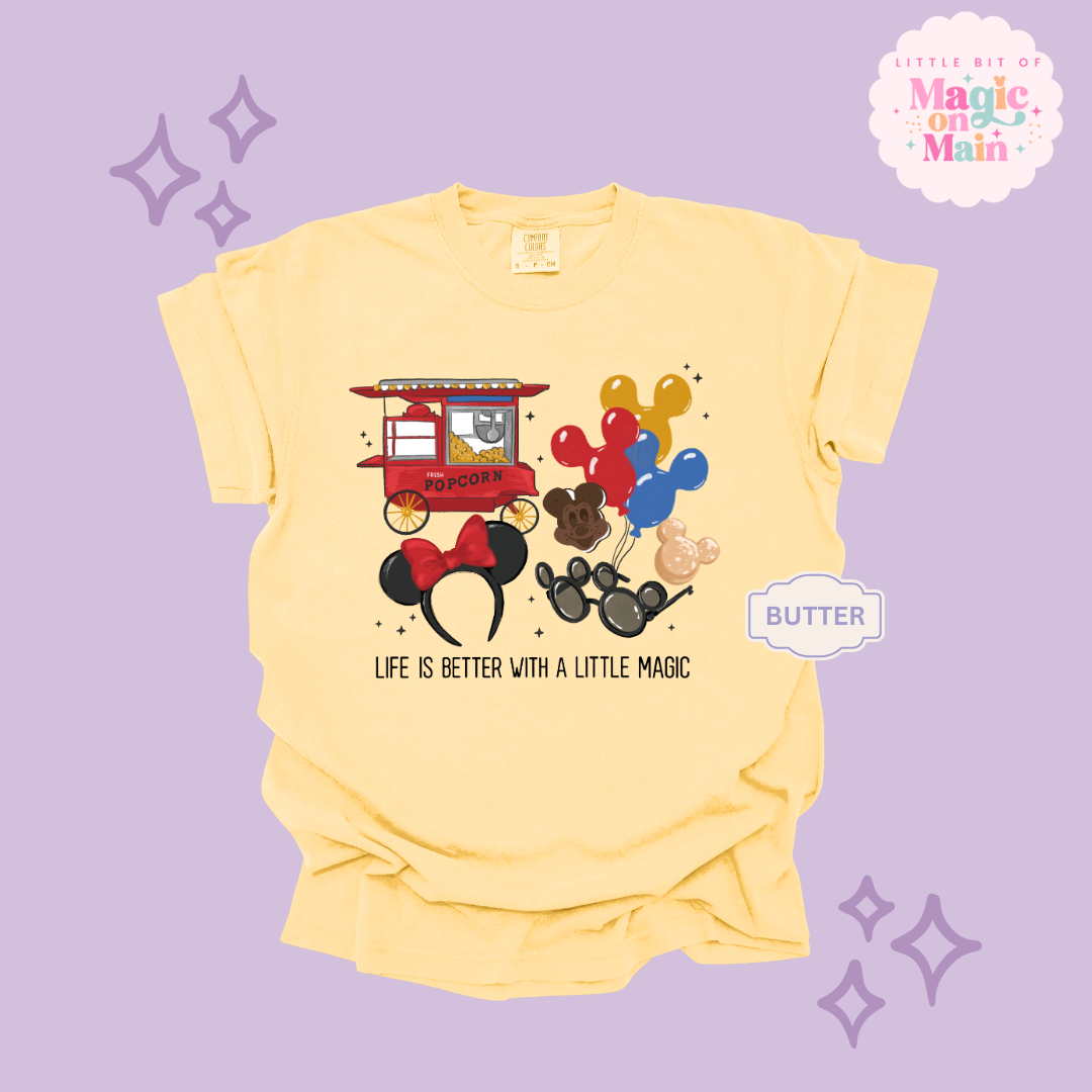 PRINTED LIFE IS BETTER - ADULT T-SHIRT 10040