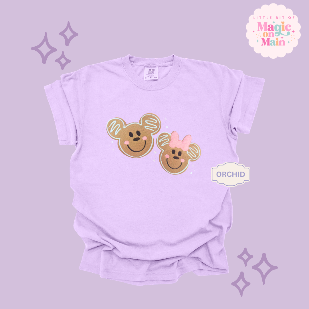 EMBROIDERED GINGERBREAD - EXCLUSIVE TO MoM- ADULT T-SHIRT