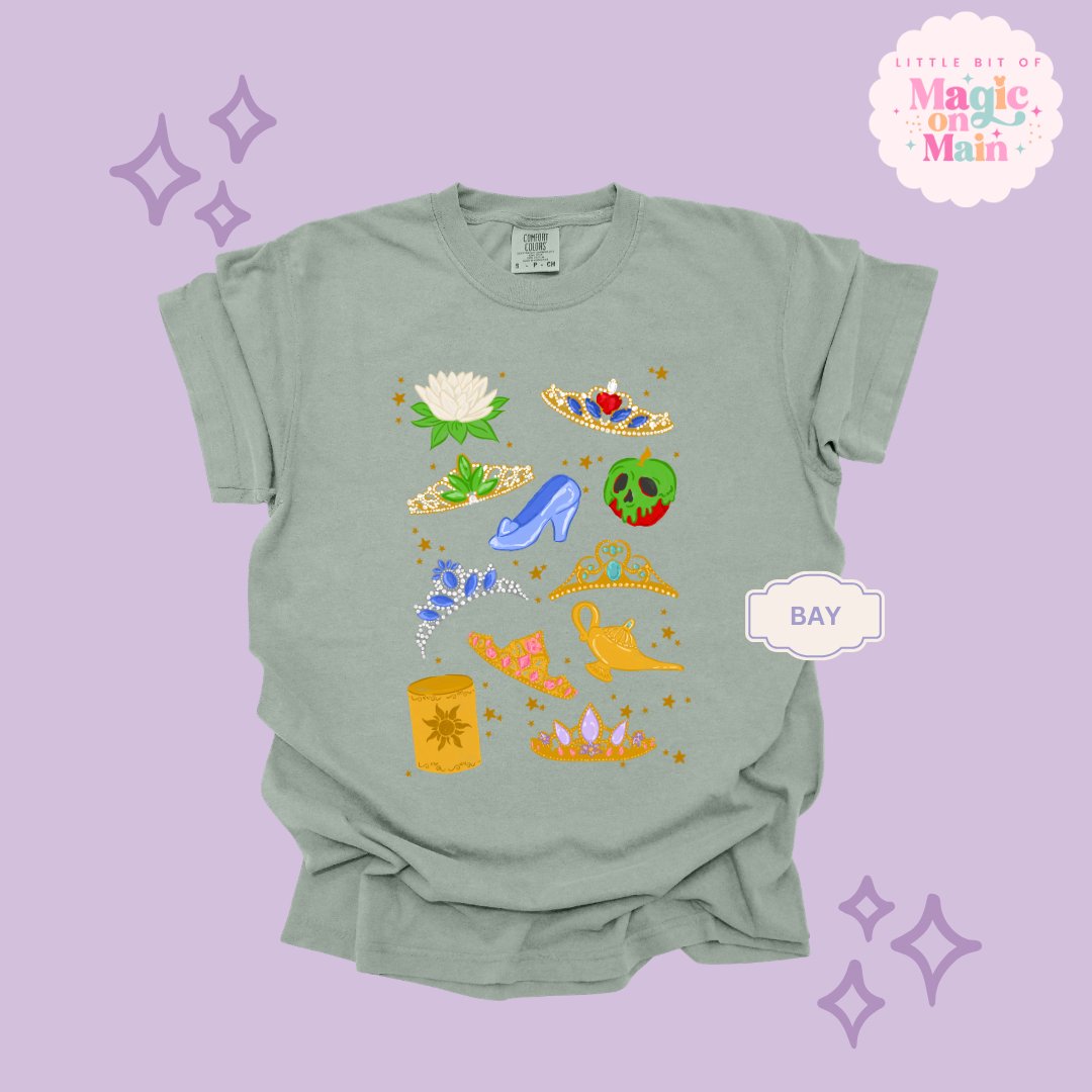PRINTED PRINCESS ELEMENTS - ADULT T-SHIRT 10050