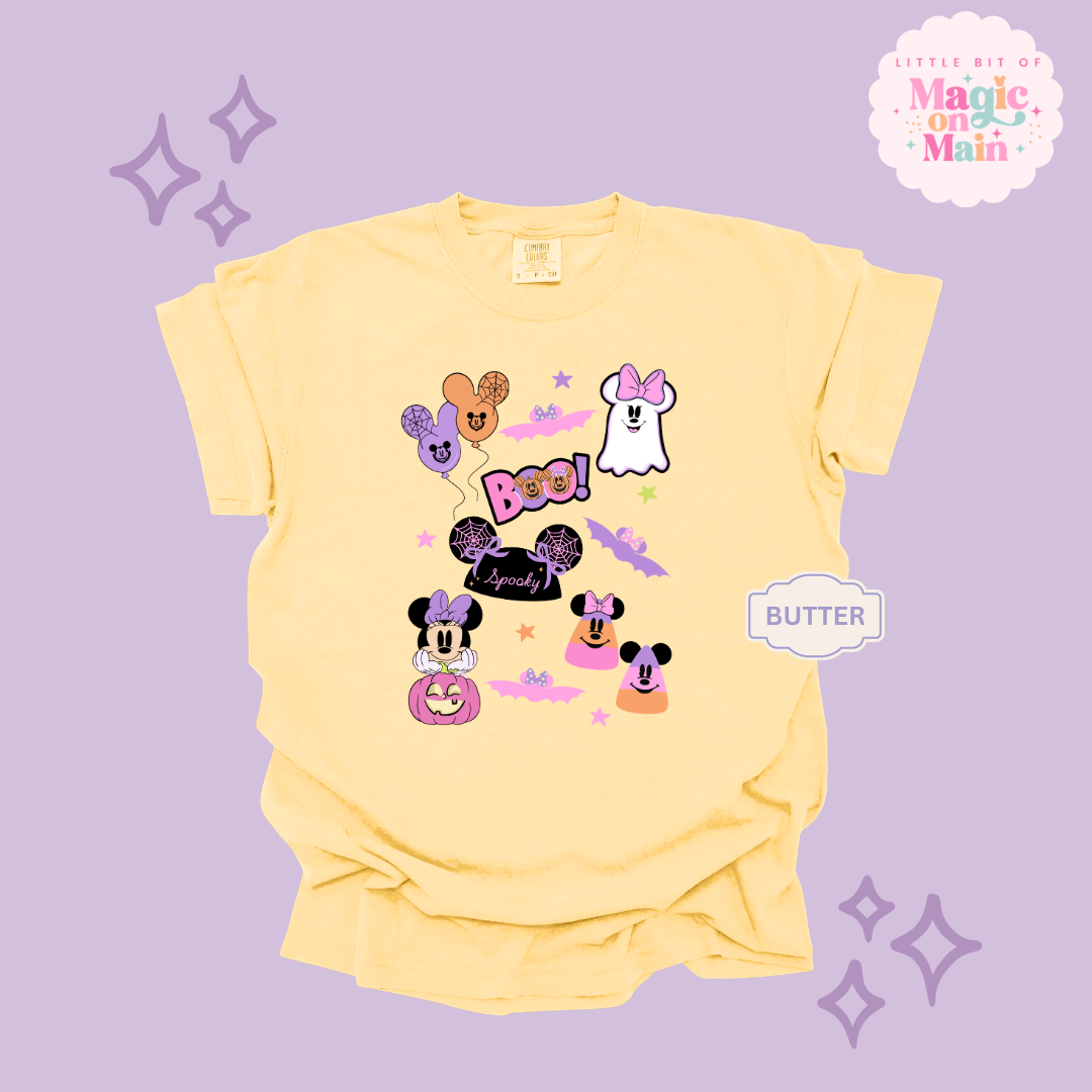PRINTED GHOULY HALLOWEEN - EXCLUSIVE TO MoM - ADULT T-SHIRT 10059