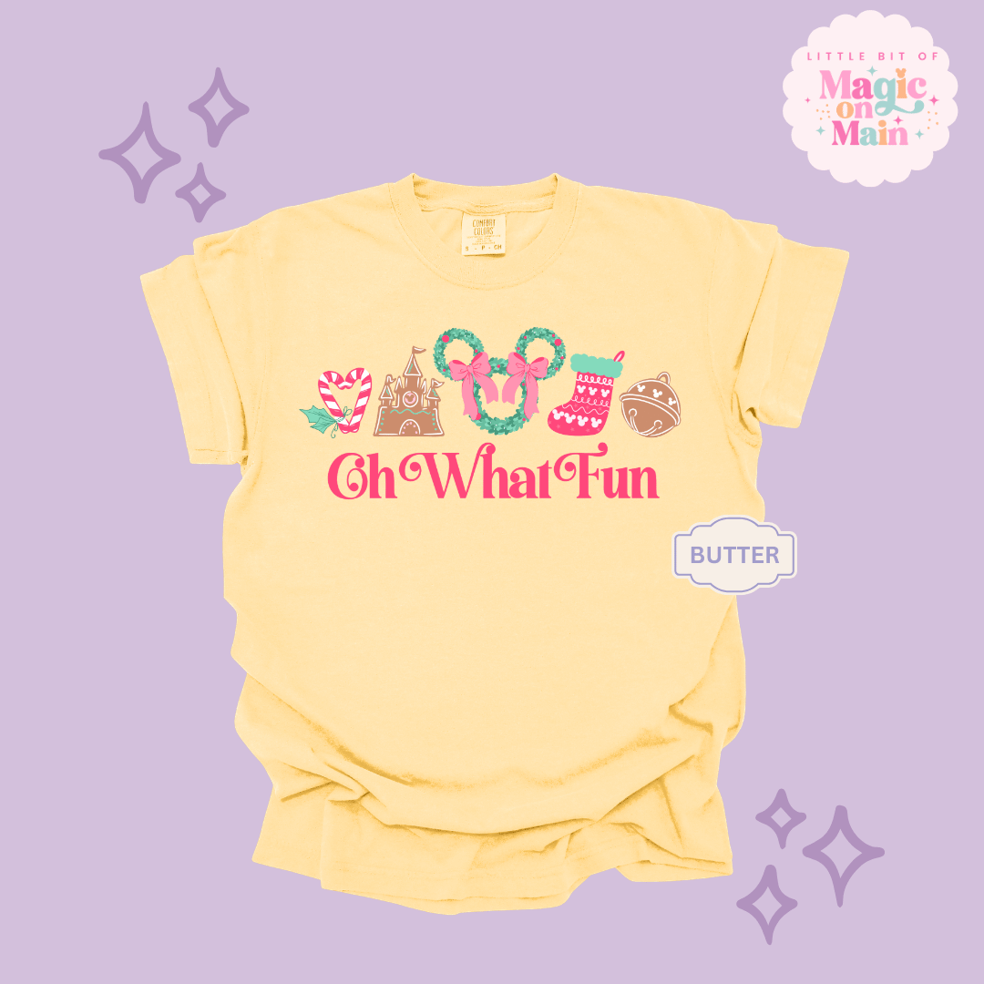 PRINTED OH WHAT FUN - EXCLUSIVE TO MoM - ADULT T-SHIRT
