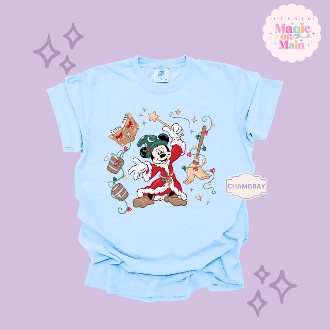 PRINTED CHRISTMAS SORCERER - ADULT T-SHIRT