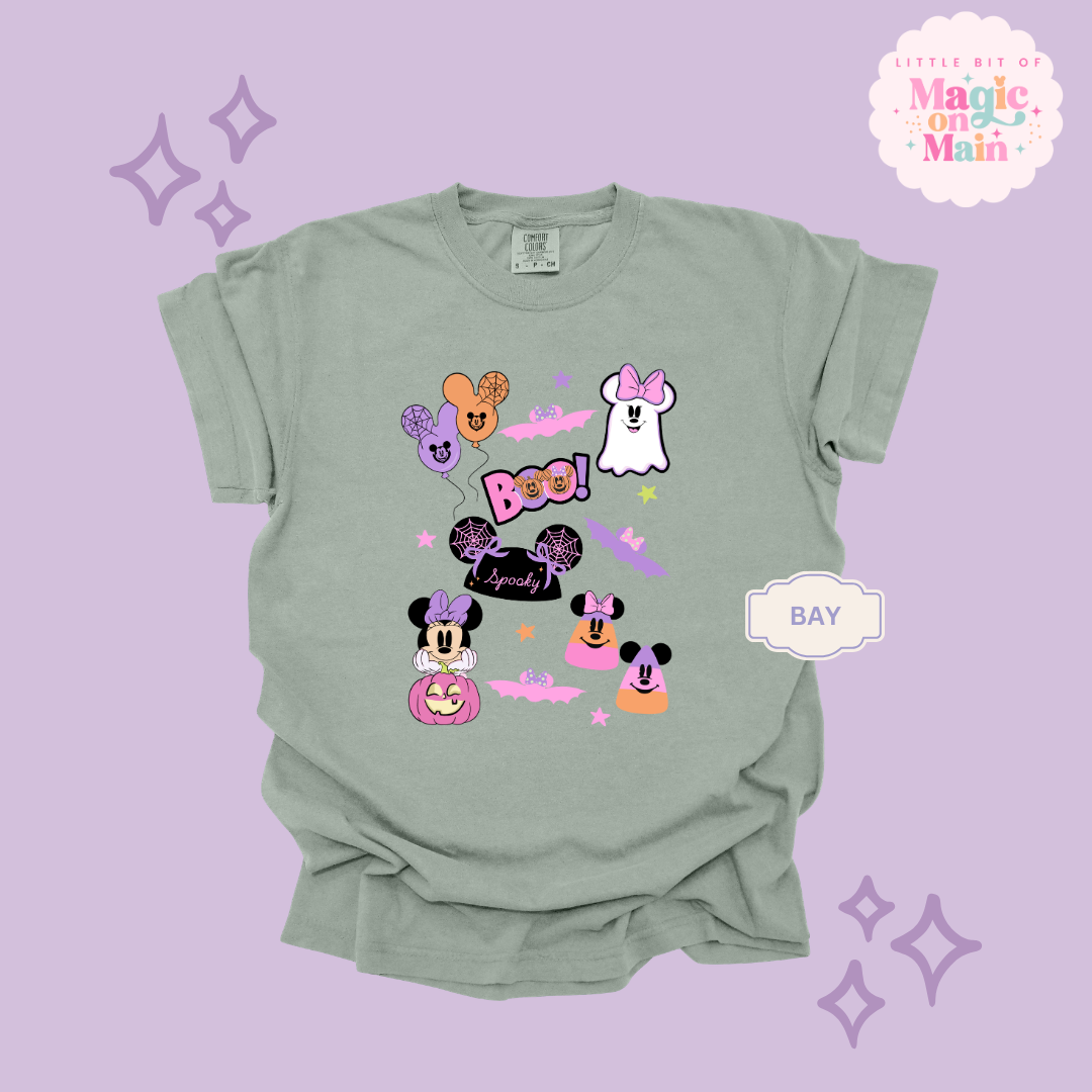 PRINTED GHOULY HALLOWEEN - EXCLUSIVE TO MoM - ADULT T-SHIRT 10059