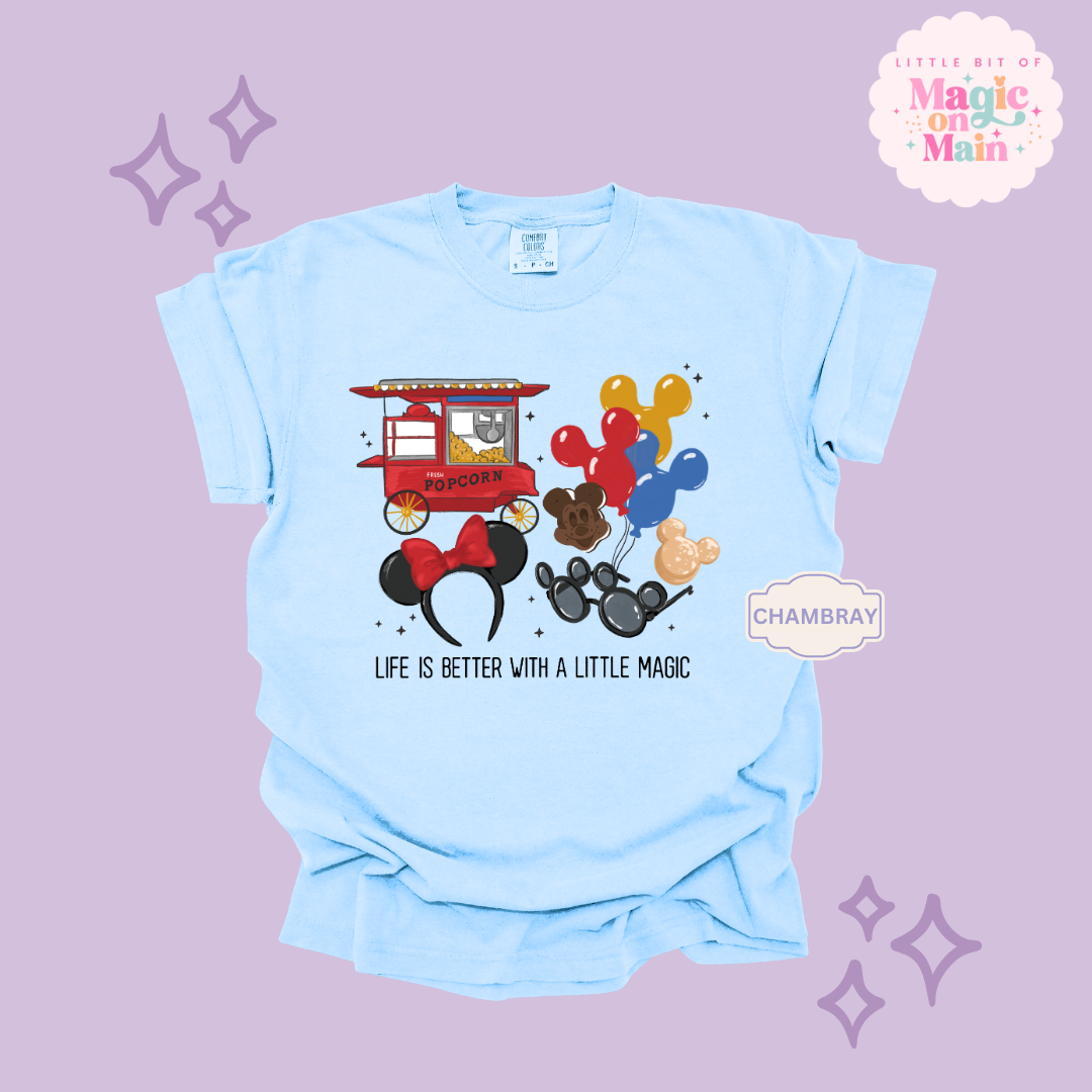 PRINTED LIFE IS BETTER - ADULT T-SHIRT 10040