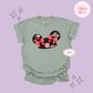EMBROIDERED RED LMQ HAT  - EXCLUSIVE COLLAB - ADULT T-SHIRT 10053