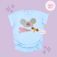 EMBROIDERED  EPCOT GIRLIE - EXCLUSIVE TO MoM - ADULT T-SHIRT 10042
