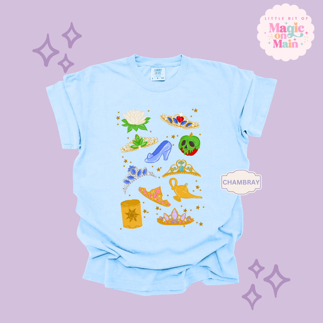 PRINTED PRINCESS ELEMENTS - ADULT T-SHIRT 10050