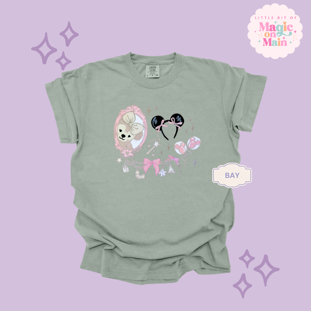 EMBROIDERED PARK GIRLIE - ADULT T-SHIRT 10052