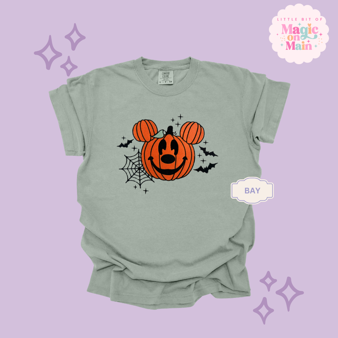 EMBROIDERED MCKY PUMPKIN - EXCLUSIVE TO MoM- ADULT T-SHIRT 10057