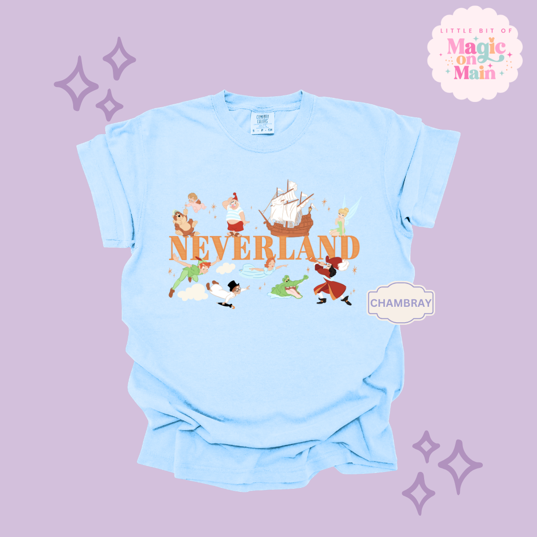 PRINTED NEVERLAND - EXCLUSIVE TO MoM - ADULT T-SHIRT 10049