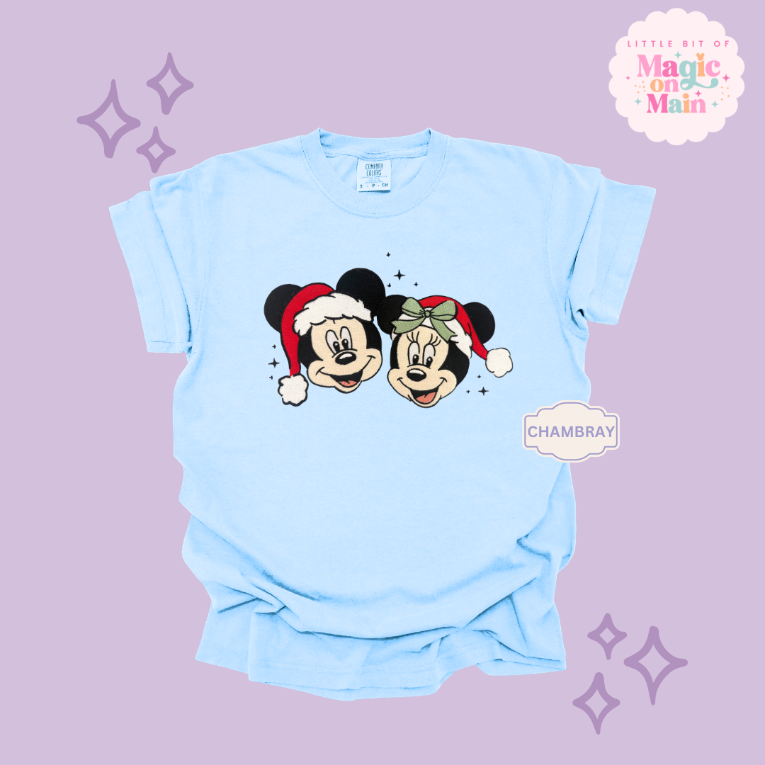 EMBROIDERED MERRY MCKY MNIE - EXCLUSIVE TO MoM- ADULT T-SHIRT