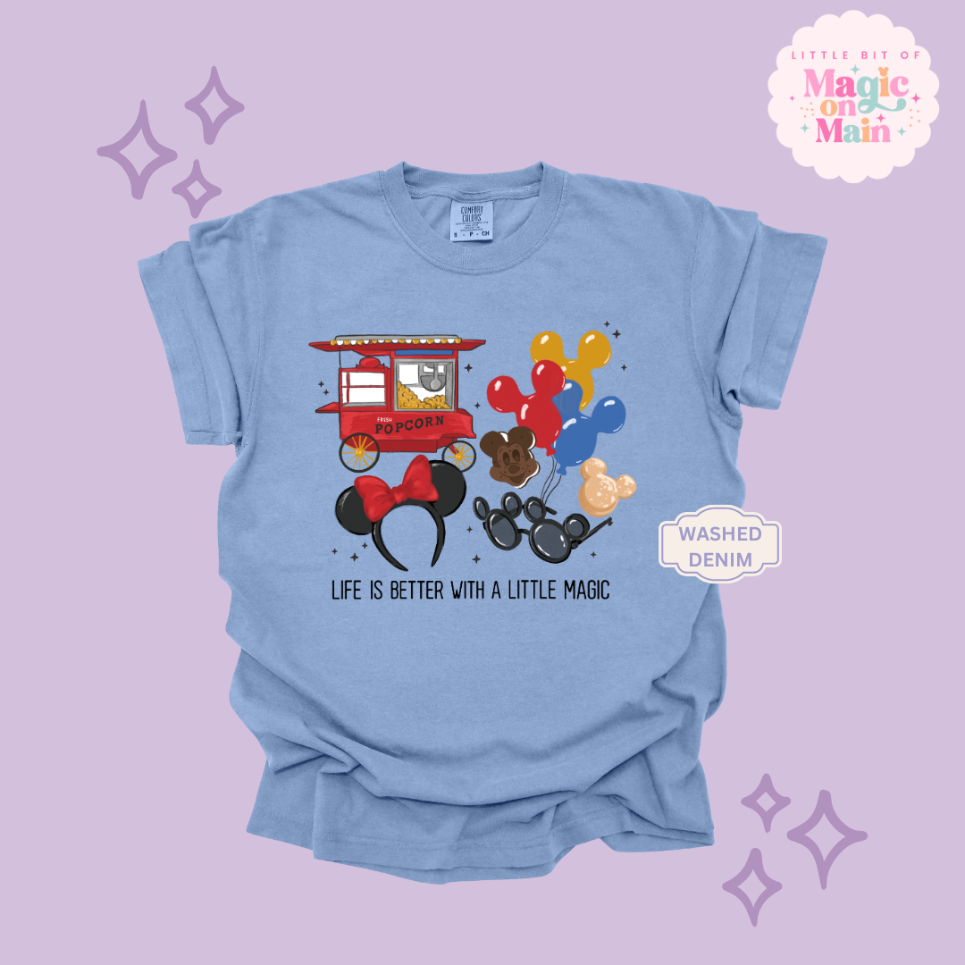 PRINTED LIFE IS BETTER - ADULT T-SHIRT 10040