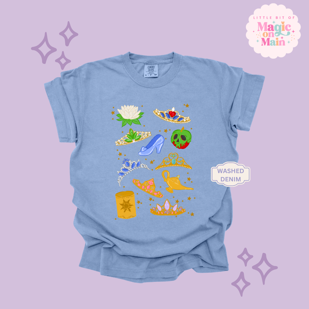 PRINTED PRINCESS ELEMENTS - ADULT T-SHIRT 10050