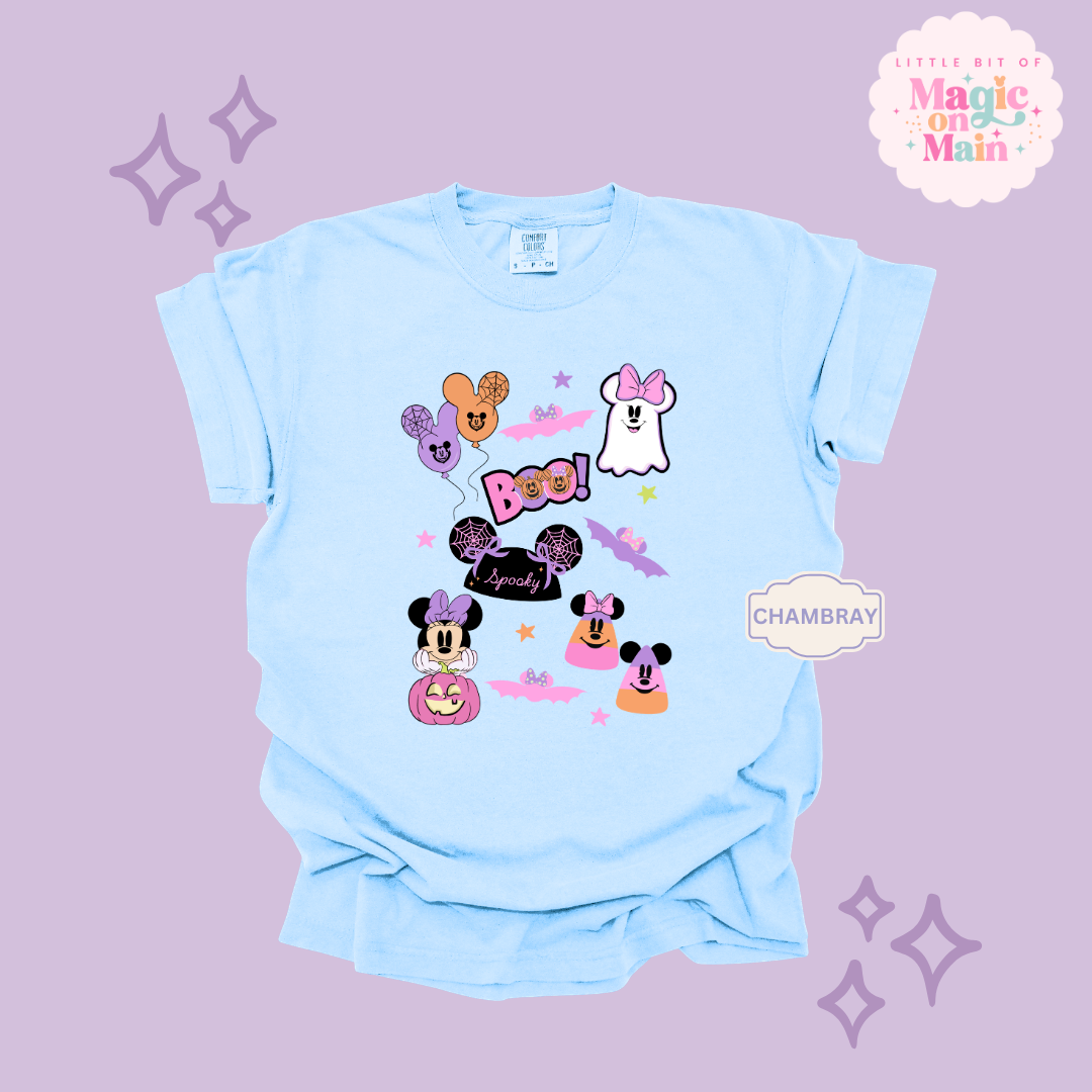 PRINTED GHOULY HALLOWEEN - EXCLUSIVE TO MoM - ADULT T-SHIRT 10059