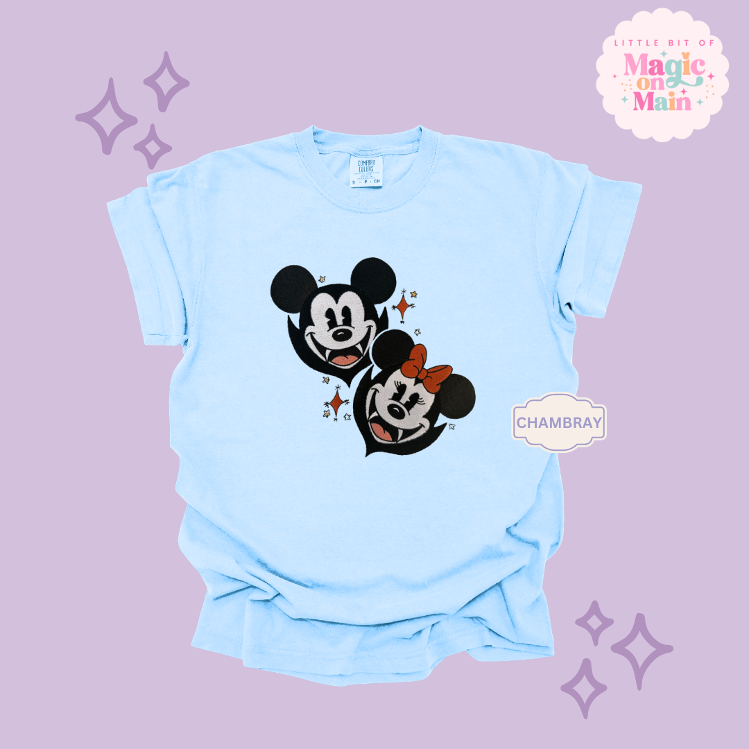 EMBROIDERED MCKY VAMPIRE - EXCLUSIVE TO MoM- ADULT T-SHIRT 10058