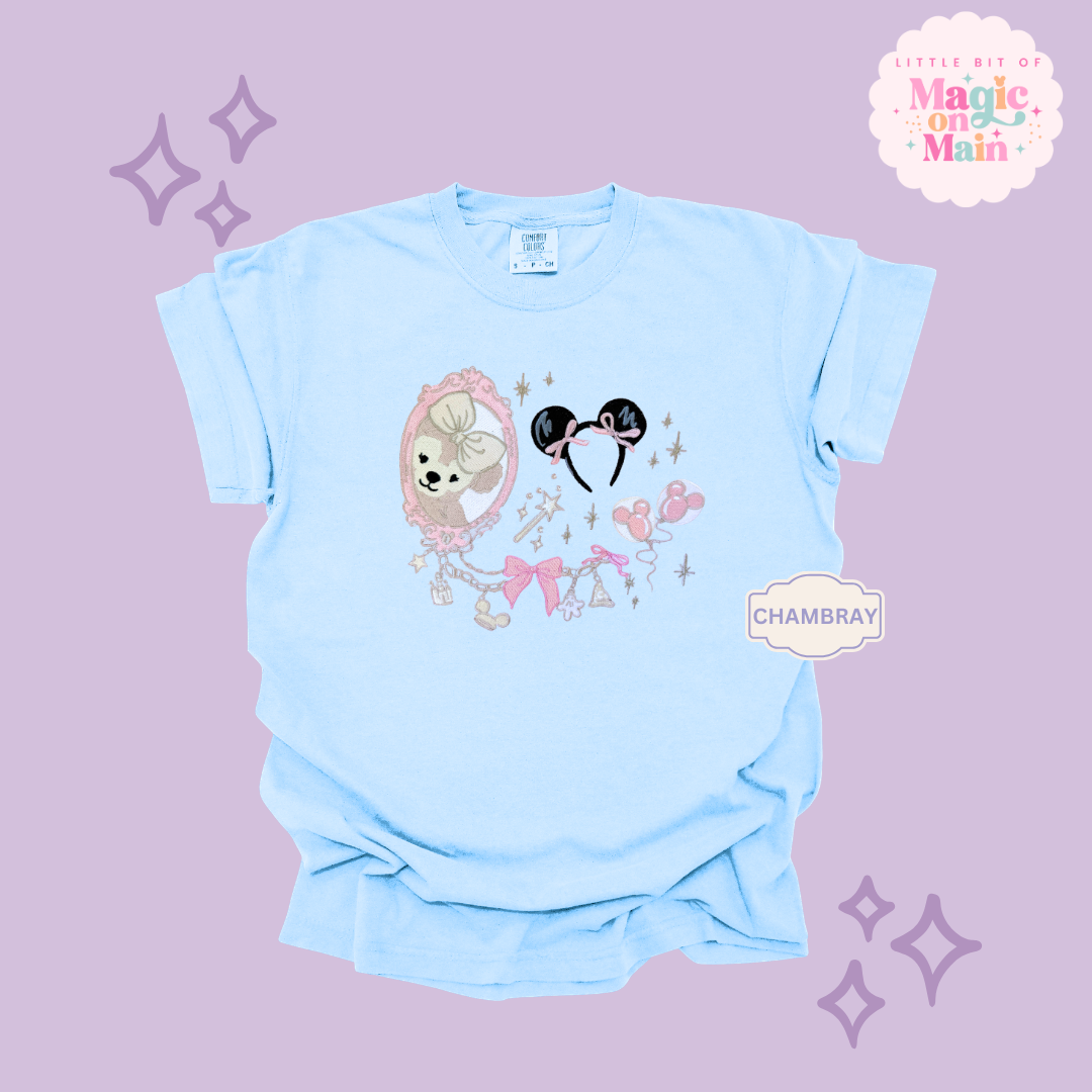 EMBROIDERED PARK GIRLIE - ADULT T-SHIRT 10052