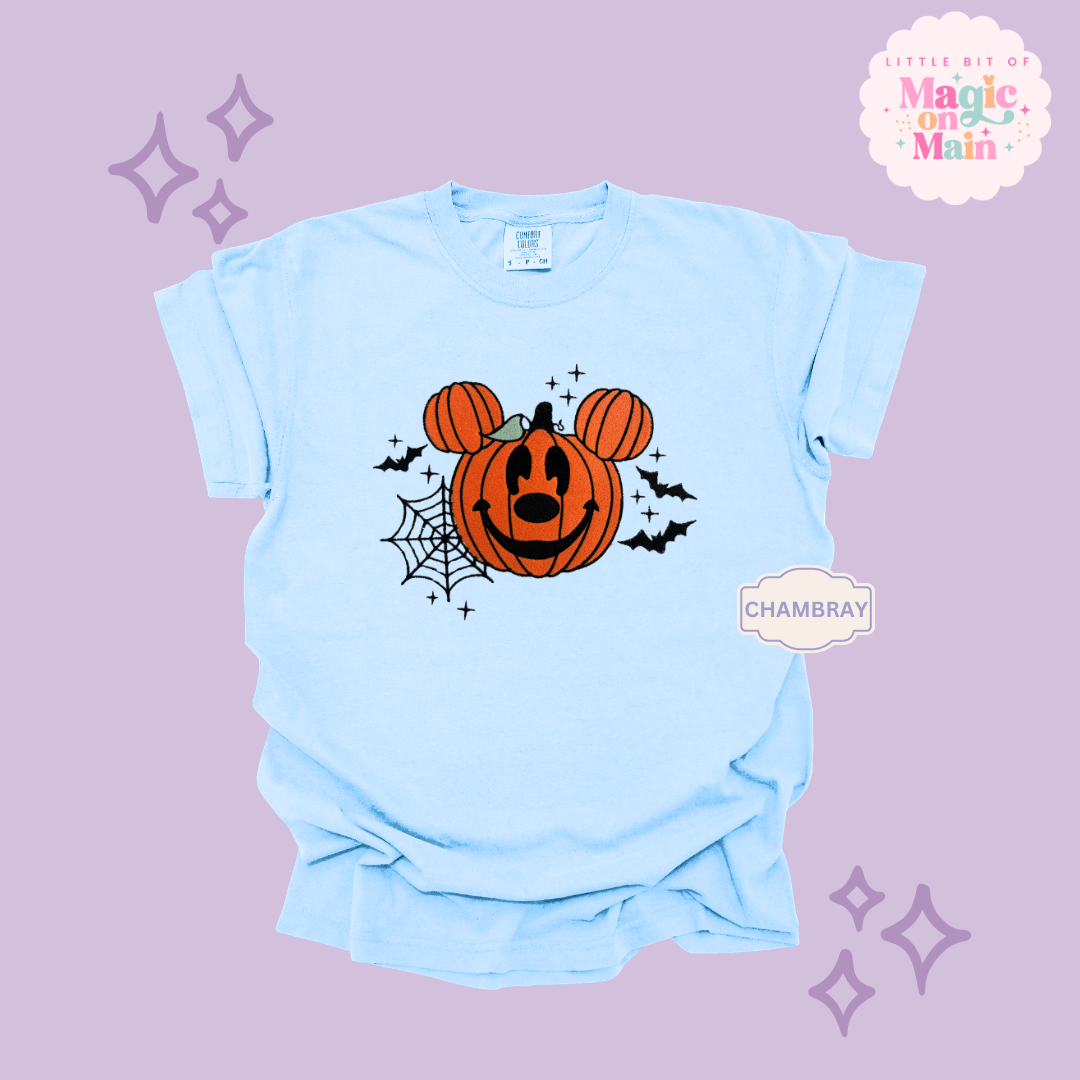 EMBROIDERED MCKY PUMPKIN - EXCLUSIVE TO MoM- ADULT T-SHIRT 10057