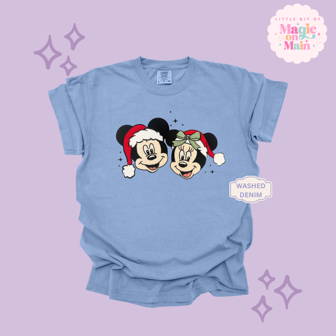 EMBROIDERED MERRY MCKY MNIE - EXCLUSIVE TO MoM- ADULT T-SHIRT