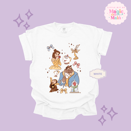 PRINTED BELLE- ADULT T-SHIRT 10044