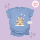 EMBROIDERED GINGERBREAD CASTLE - EXCLUSIVE TO MoM- ADULT T-SHIRT