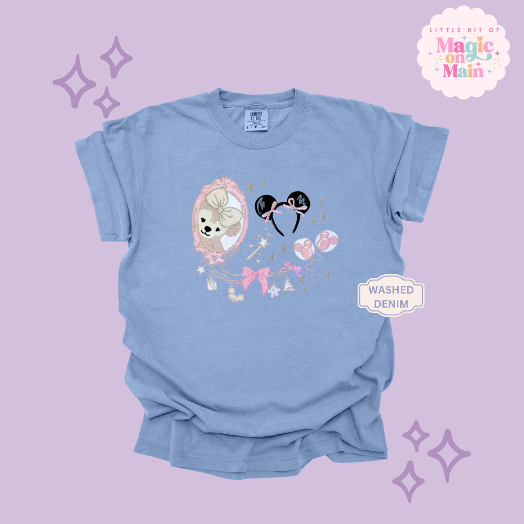 EMBROIDERED PARK GIRLIE - ADULT T-SHIRT 10052