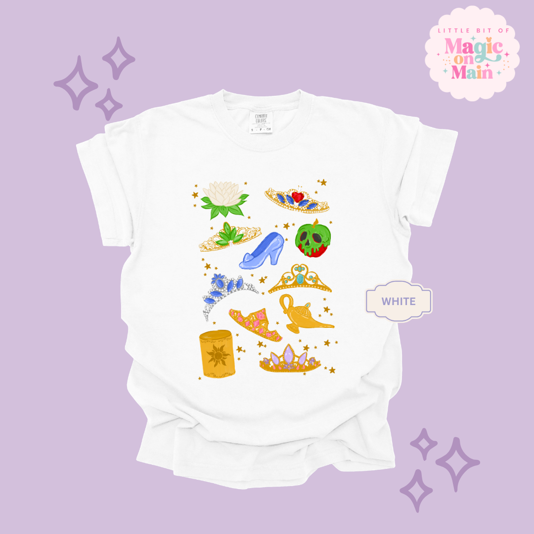 PRINTED PRINCESS ELEMENTS - ADULT T-SHIRT 10050