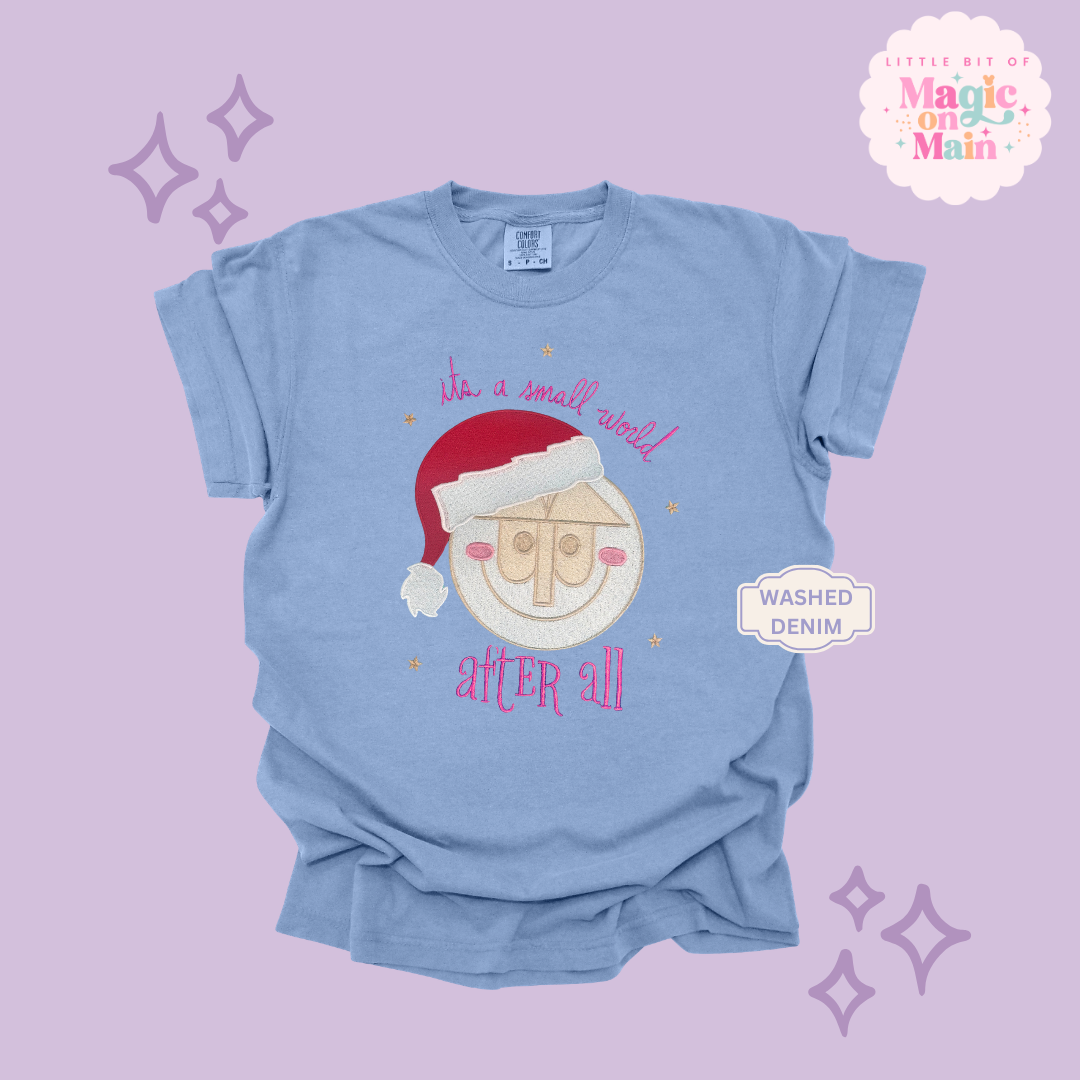 EMBROIDERED SML WORLD - EXCLUSIVE TO MoM- ADULT T-SHIRT