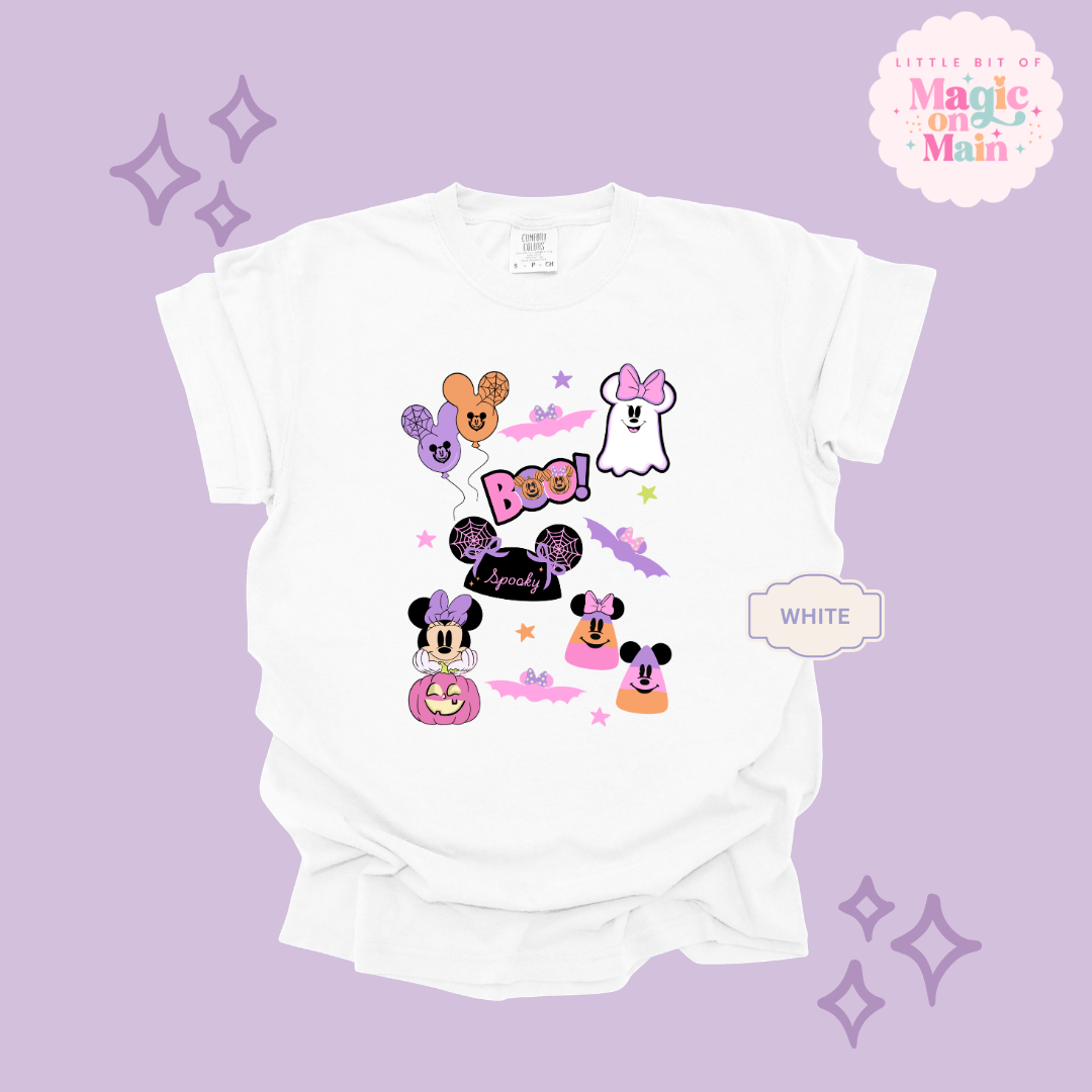 PRINTED GHOULY HALLOWEEN - EXCLUSIVE TO MoM - ADULT T-SHIRT 10059