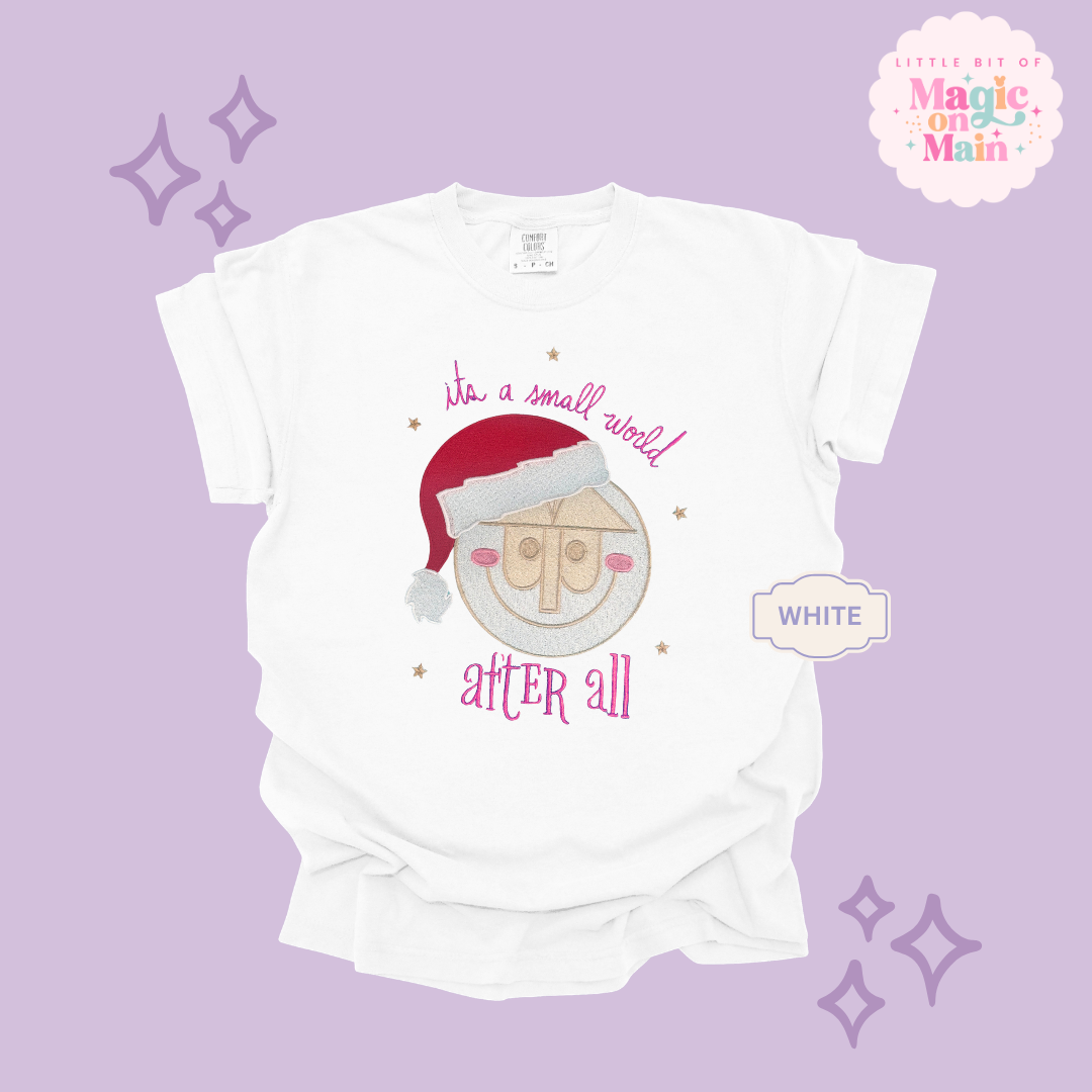 EMBROIDERED SML WORLD - EXCLUSIVE TO MoM- ADULT T-SHIRT