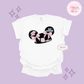 EMBROIDERED PINK LMQ HAT  - EXCLUSIVE COLLAB - ADULT T-SHIRT 10053