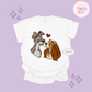 PRINTED DOGS - ADULT T-SHIRT 10017