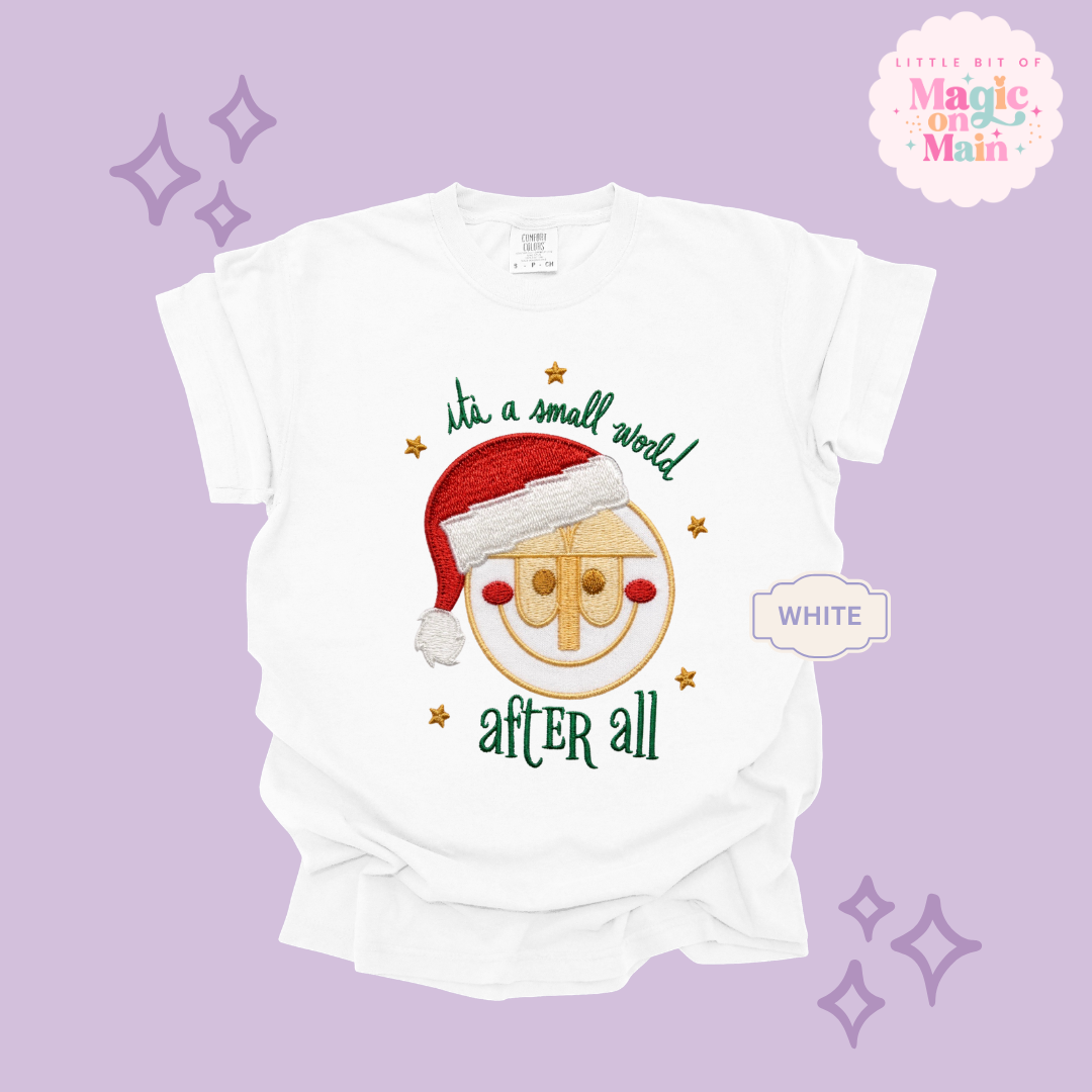 EMBROIDERED SML WORLD - EXCLUSIVE TO MoM- ADULT T-SHIRT